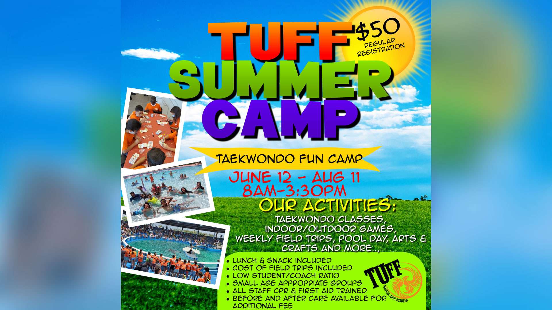 Kids Summer Camp Instagram Post, TUFF Martial Arts Academy